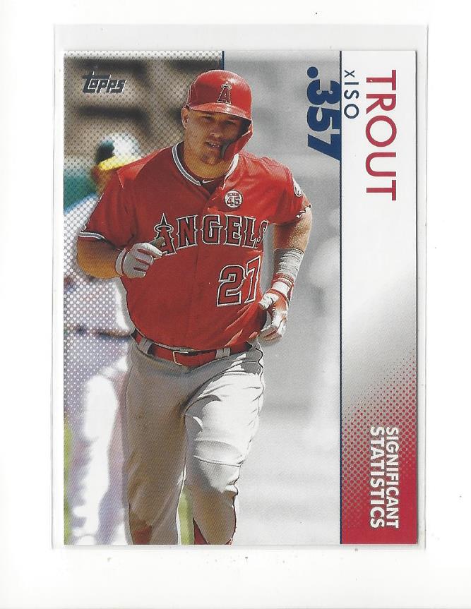 2020 Topps Significant Statistics #SS4 Mike Trout