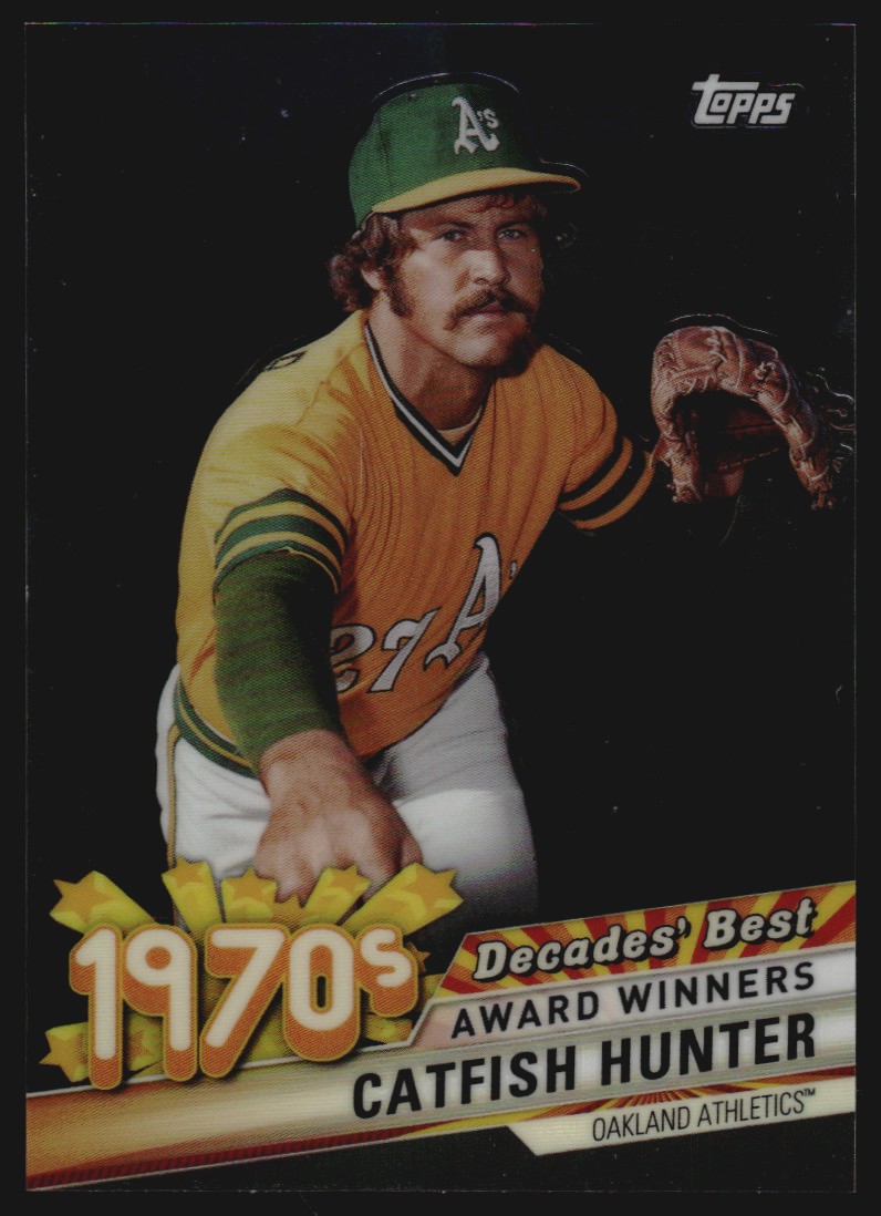 2020 Topps Decades' Best Chrome Series 2 #DBC40 Catfish Hunter