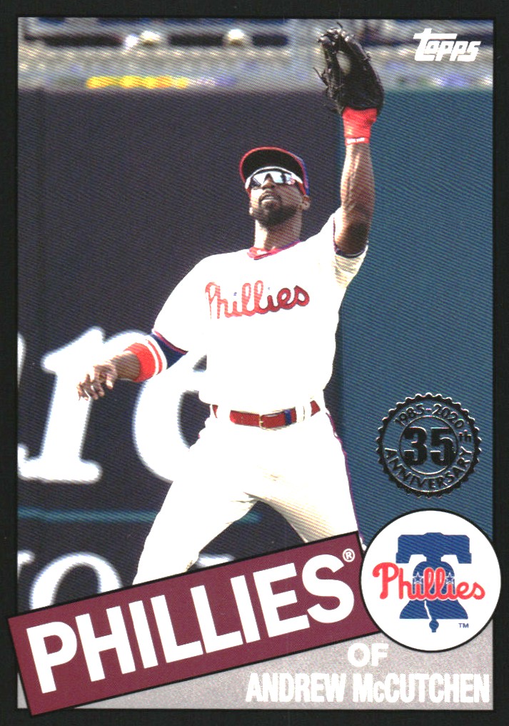 2020 Topps '85 Topps Series 2 Black #85TB36 Andrew McCutchen