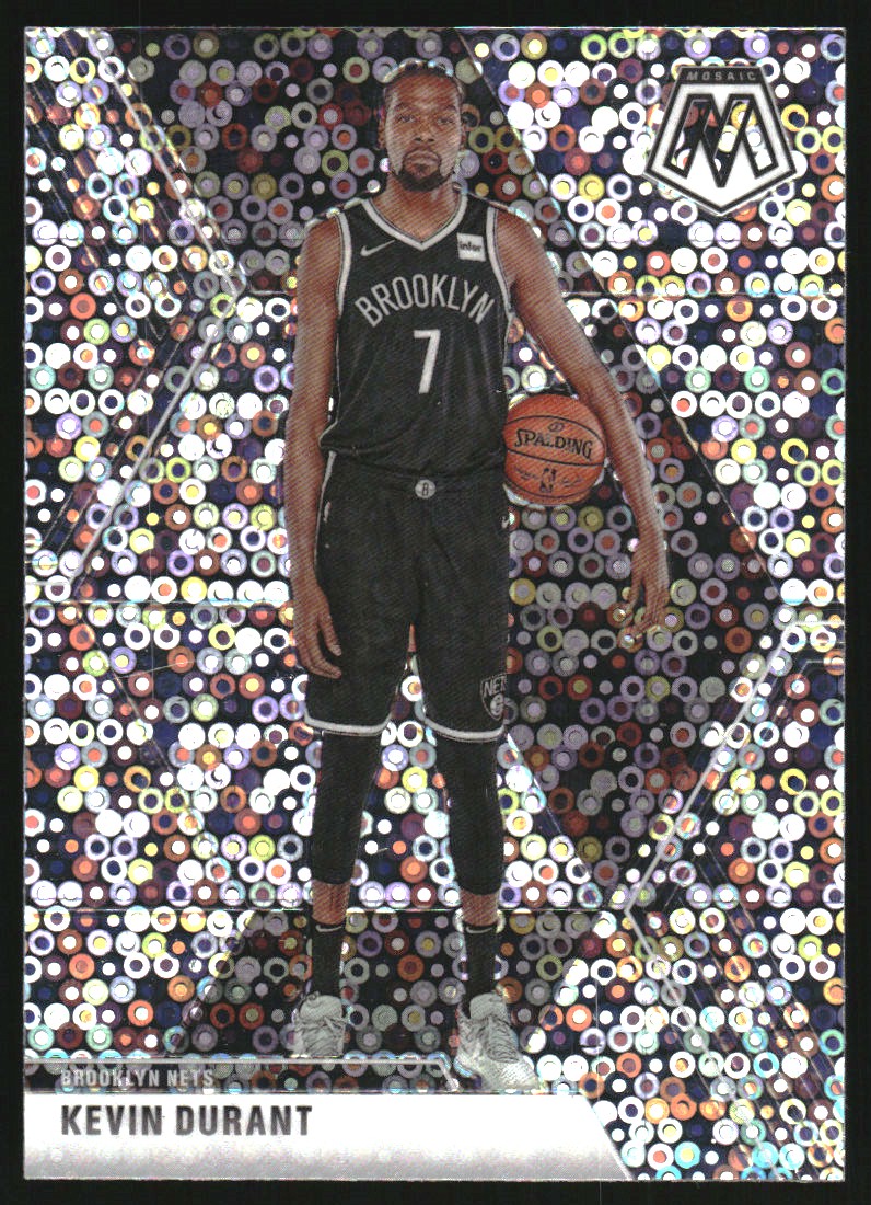 2019-20 Panini Mosaic Mosaic Fast Break Silver #1 Kevin Durant