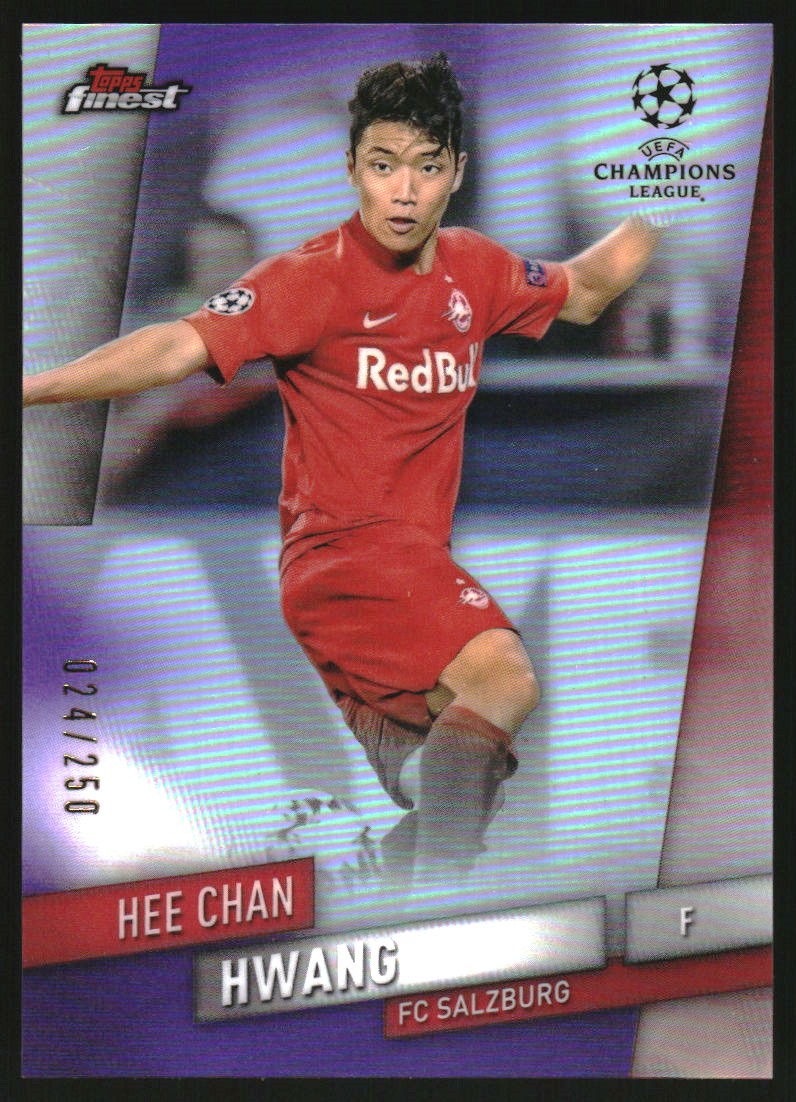 2019-20 Finest UEFA Champions League Purple Refractors #86 Hee Chan Hwang