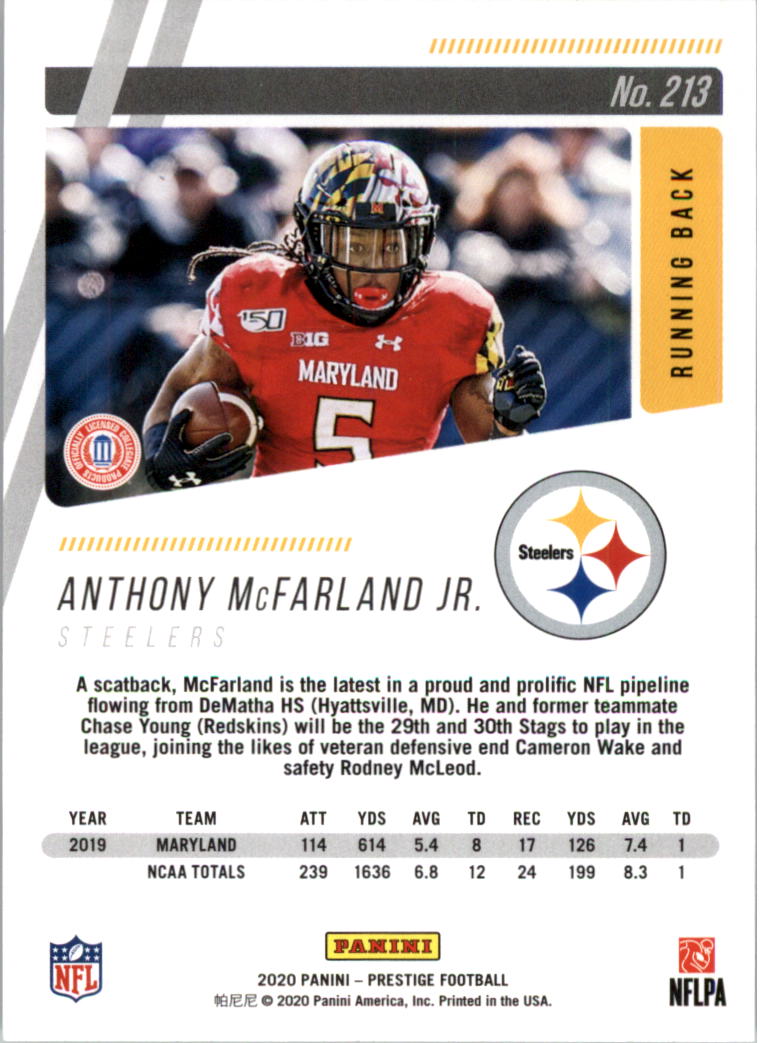 2020 Prestige Football Card Pick 101-330 - Bild 223 von 419
