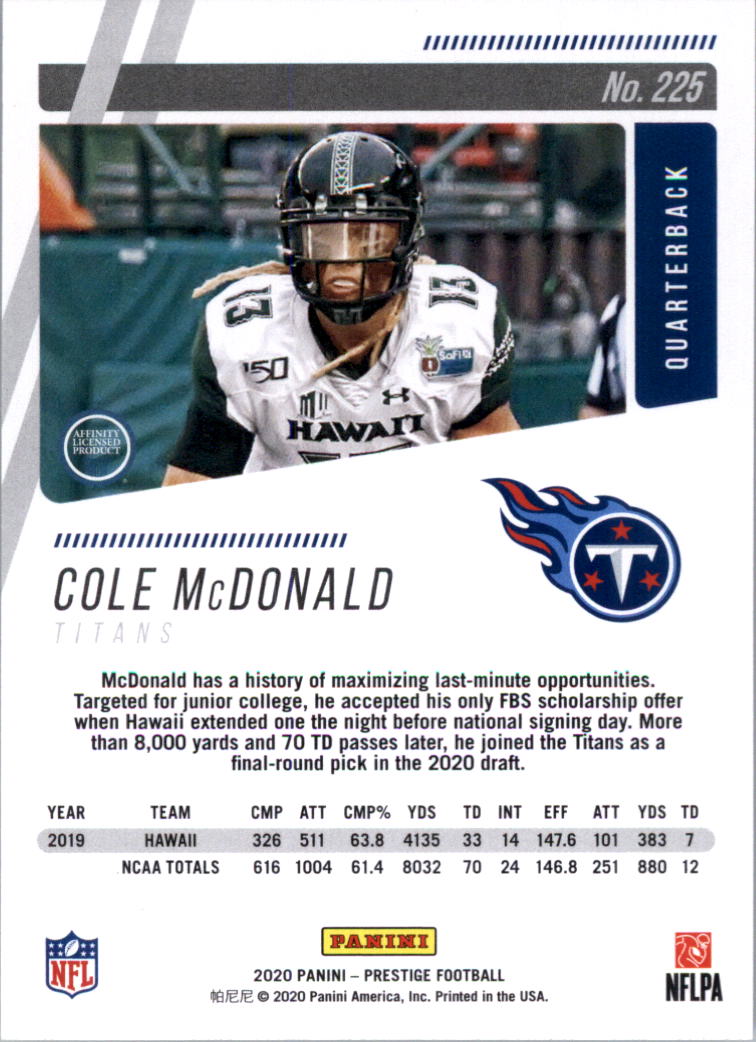 2020 Prestige Football Card Pick 101-330 - Bild 243 von 419
