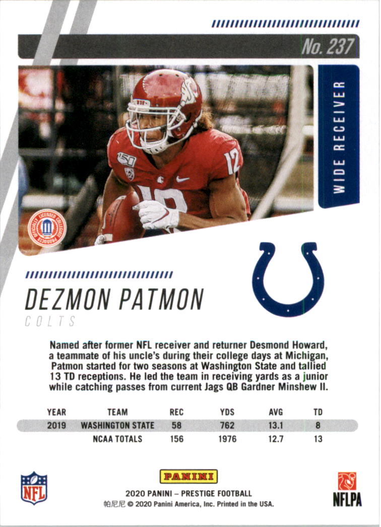 2020 Prestige Football Card Pick 101-330 - Bild 265 von 419