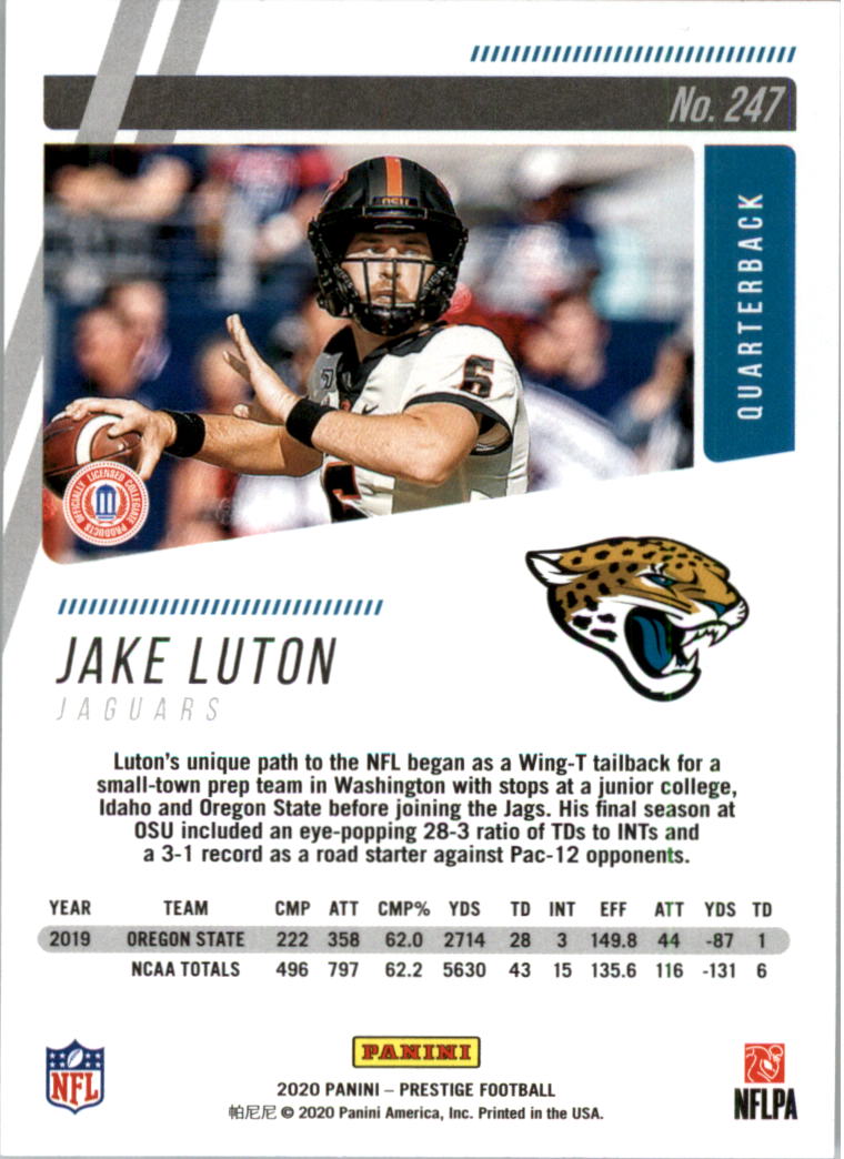 2020 Prestige Football Card Pick 101-330 - Bild 279 von 419