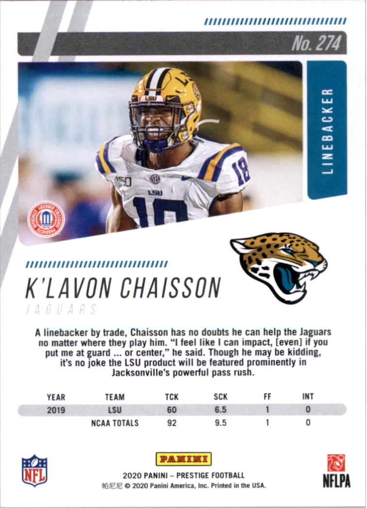 2020 Prestige Football Card Pick 101-330 - Bild 321 von 419