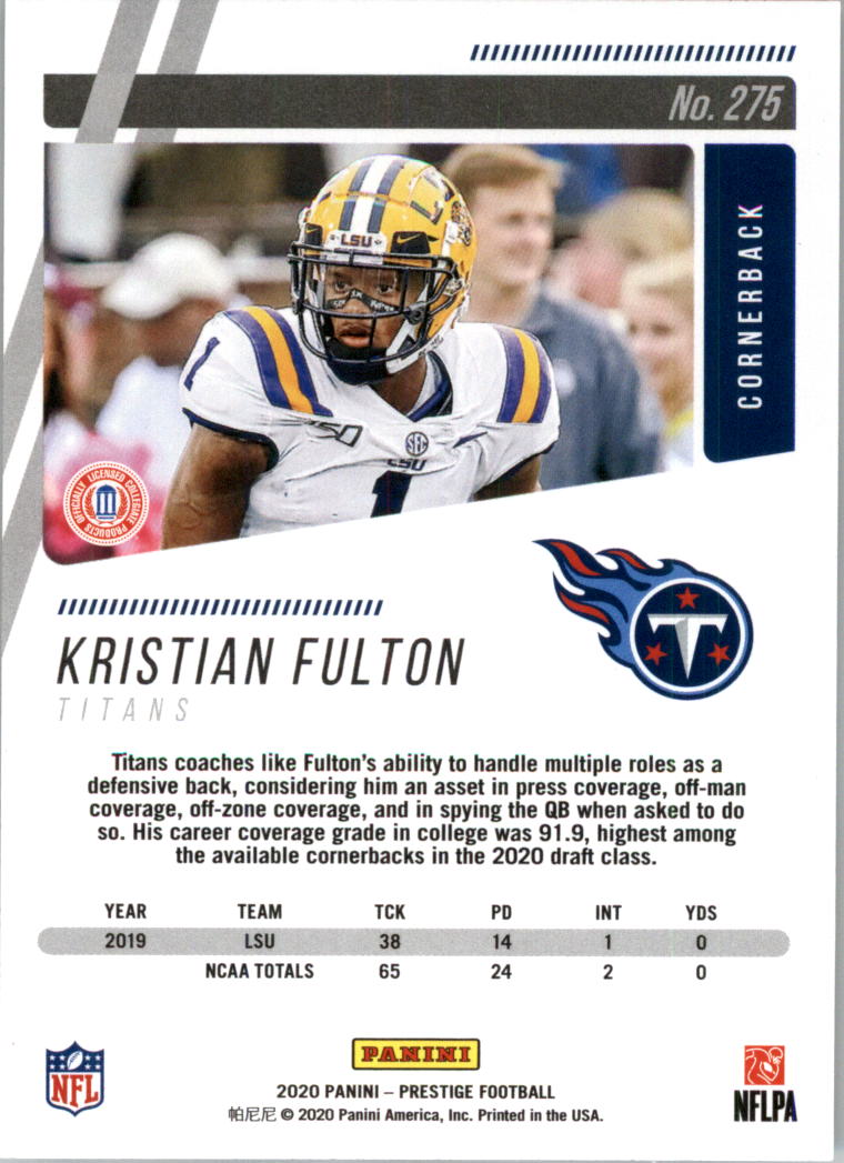 2020 Prestige Football Card Pick 101-330 - Bild 323 von 419