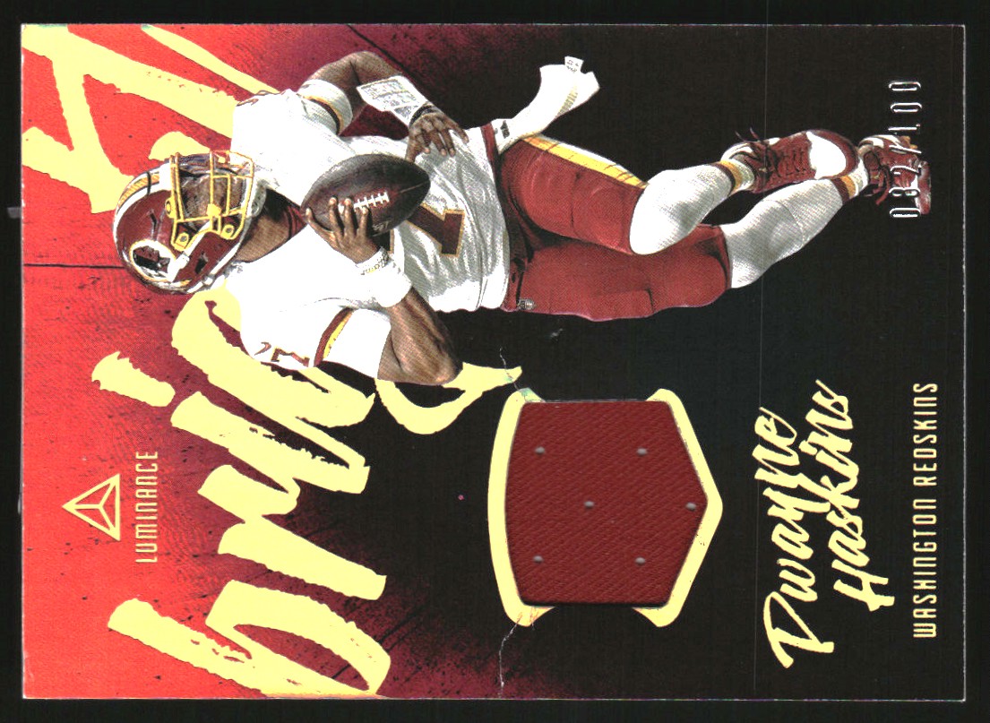 2020 Panini Luminance Bright Beginnings Jerseys Gold #BB8 Dwayne Haskins