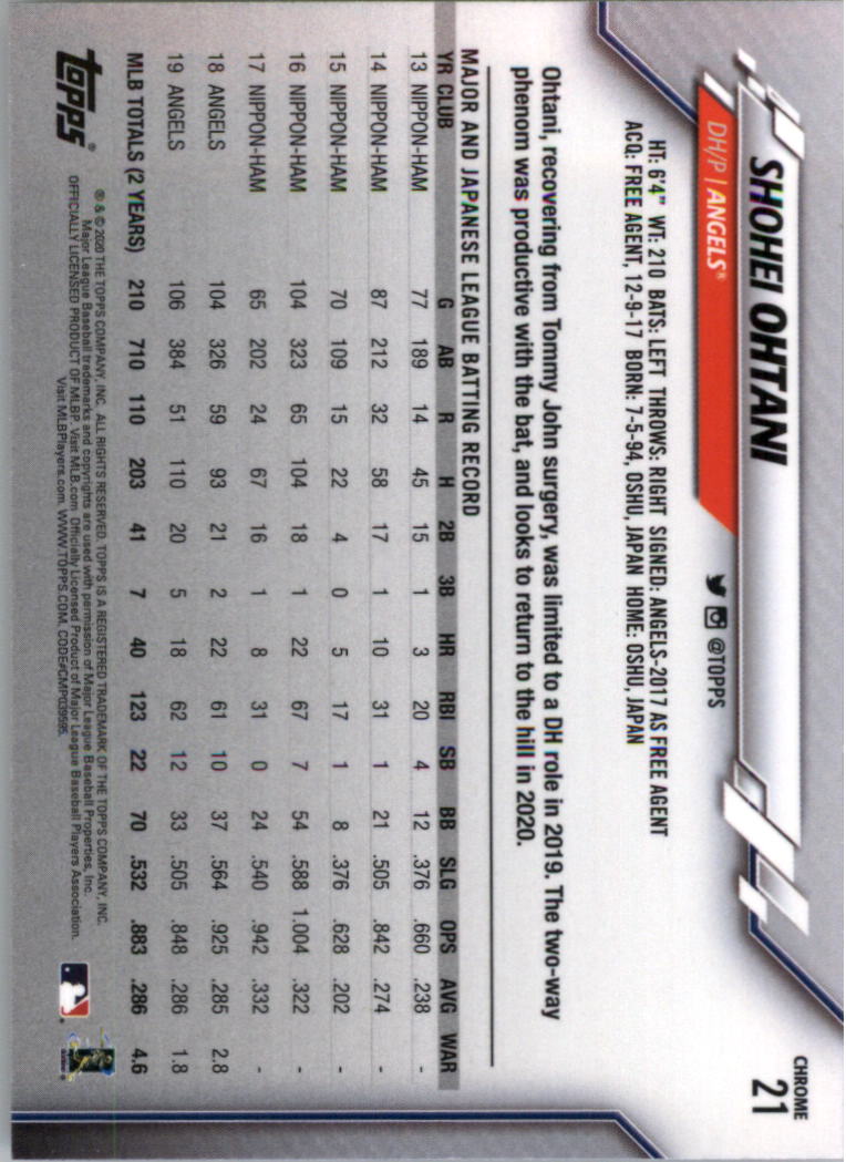 2020 Topps Chrome Baseball Card Pick - Picture 36 of 352
