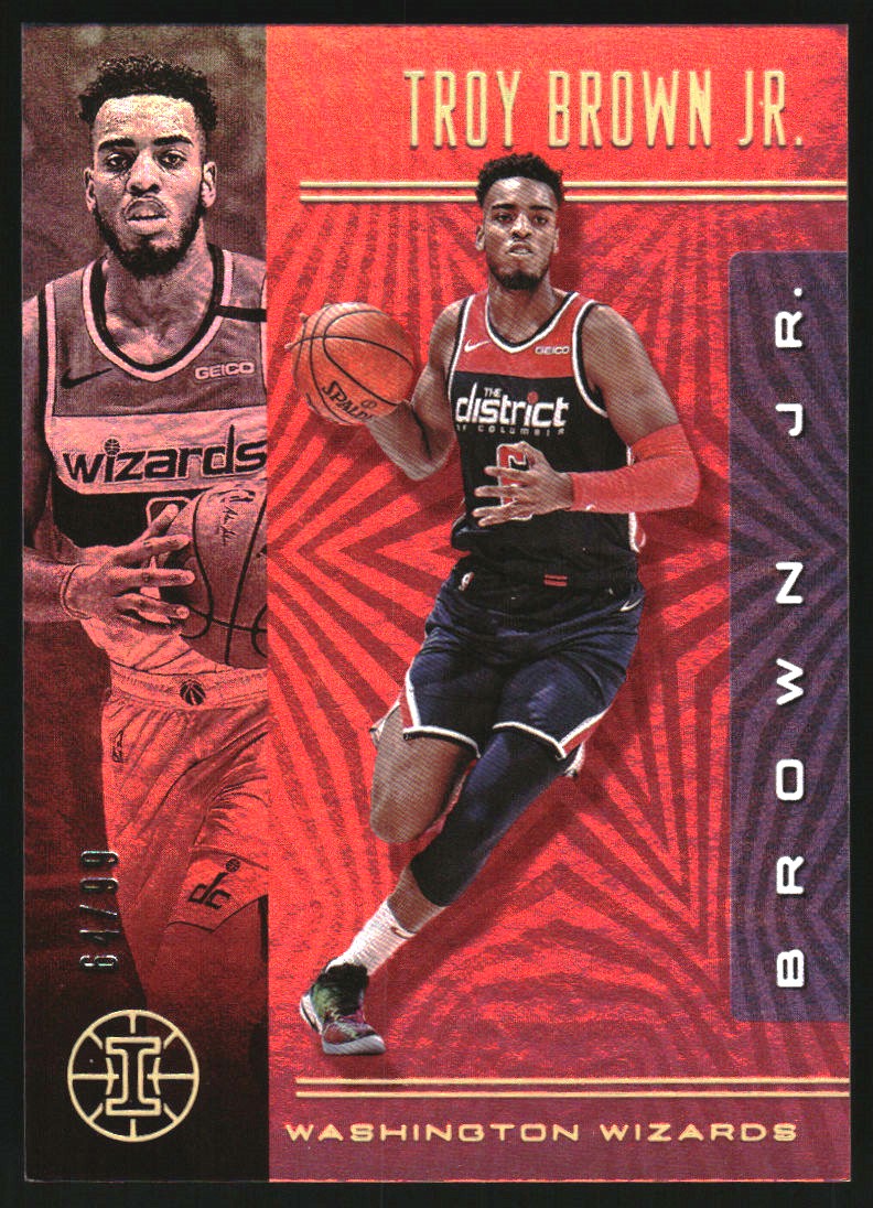 2019-20 Panini Illusions Trophy Collection Red #89 Troy Brown Jr