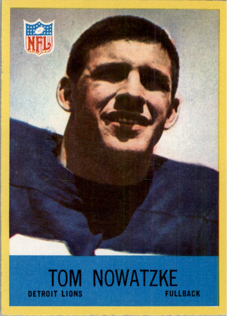1967 Philadelphia #69 Tom Nowatzke RC