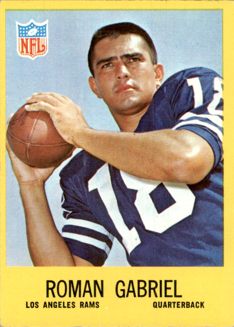 1964 Roman Gabriel L.A. Rams Philadelphia #89 Football Card