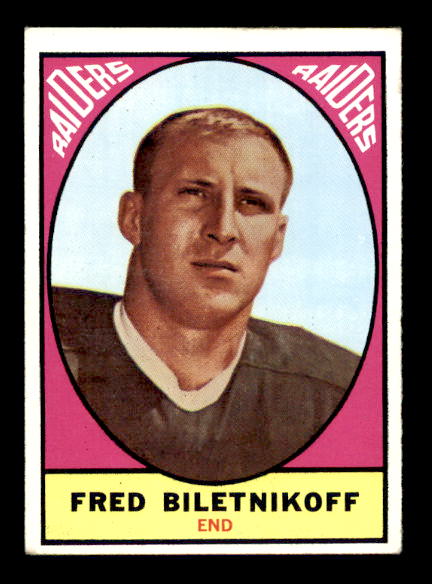 1967 Topps #106 Fred Biletnikoff