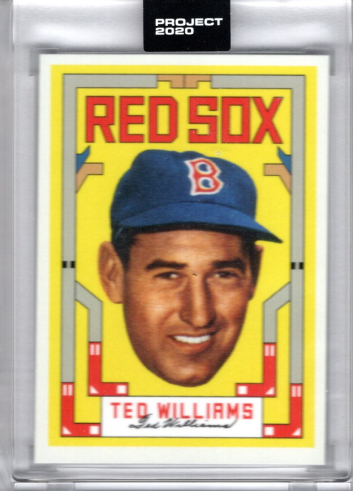 2020 Topps Project 2020 #172 Ted Williams/3484*/Grotesk