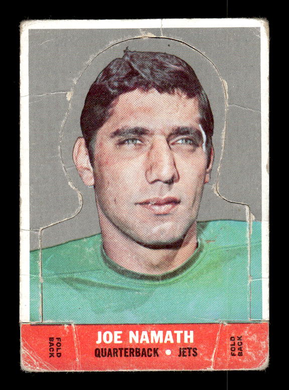 1968 Topps Stand-Ups Inserts #17 Joe Namath