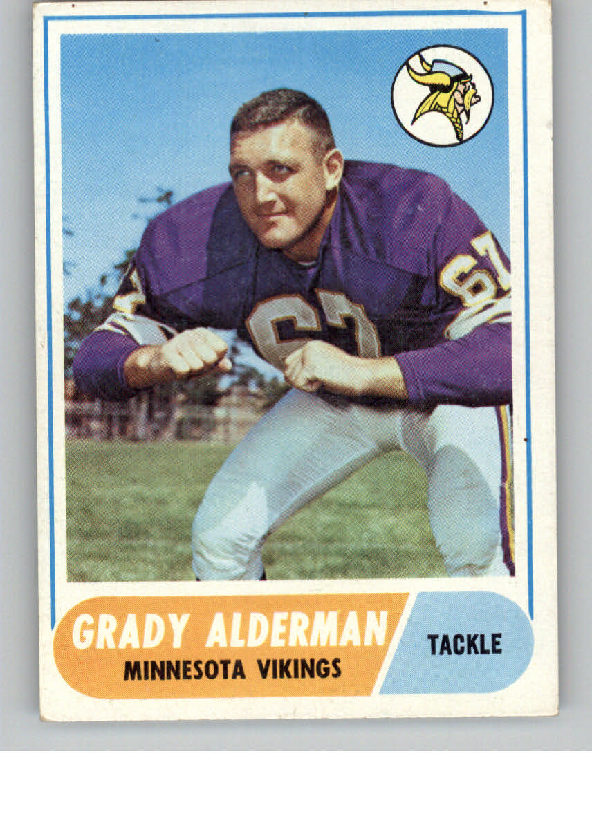 1968 Topps #3 Grady Alderman