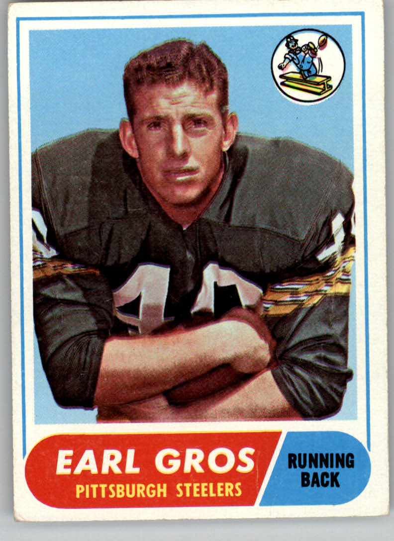 1968 Topps #7 Earl Gros