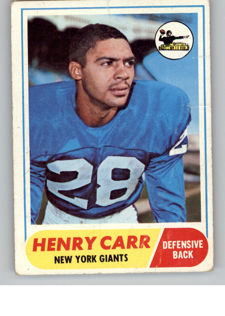 1968 Topps #57 Henry Carr