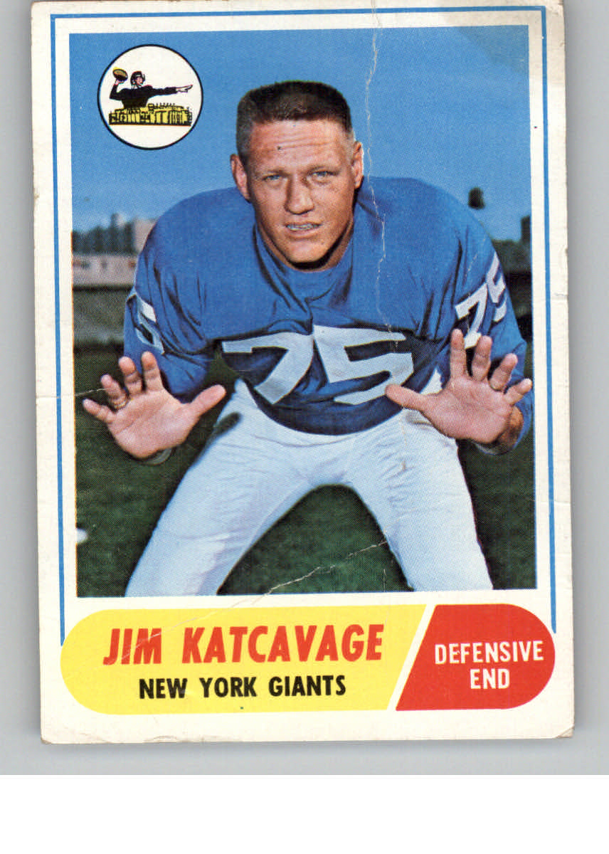 1968 Topps #187 Jim Katcavage