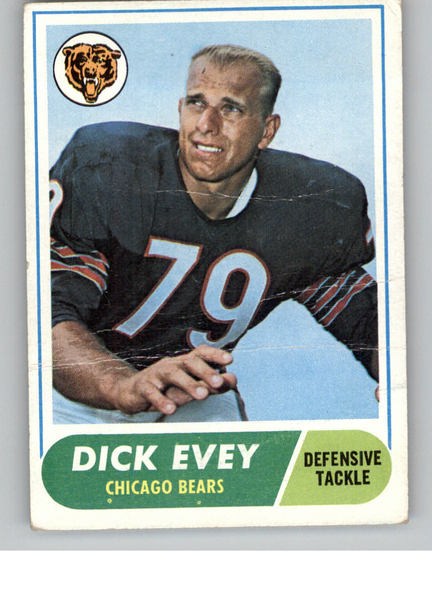 1968 Topps #205 Dick Evey