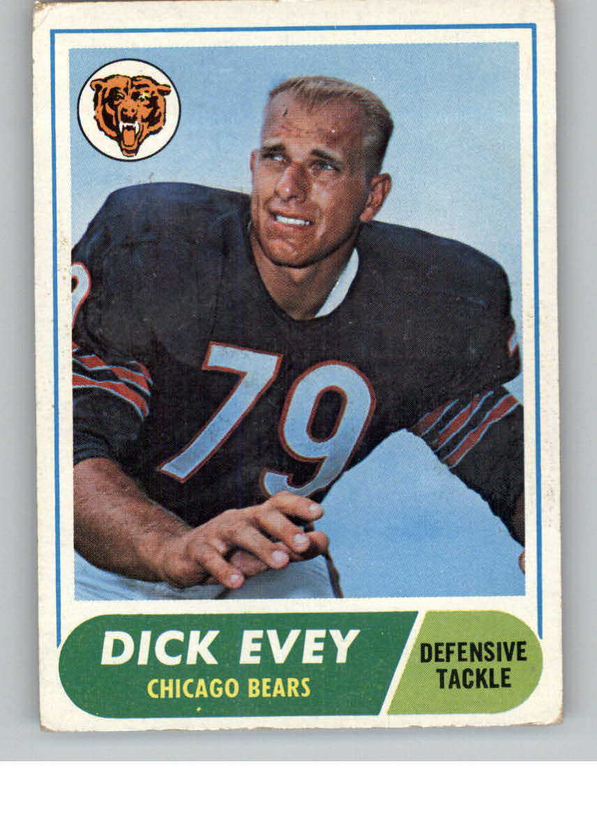1968 Topps #205 Dick Evey