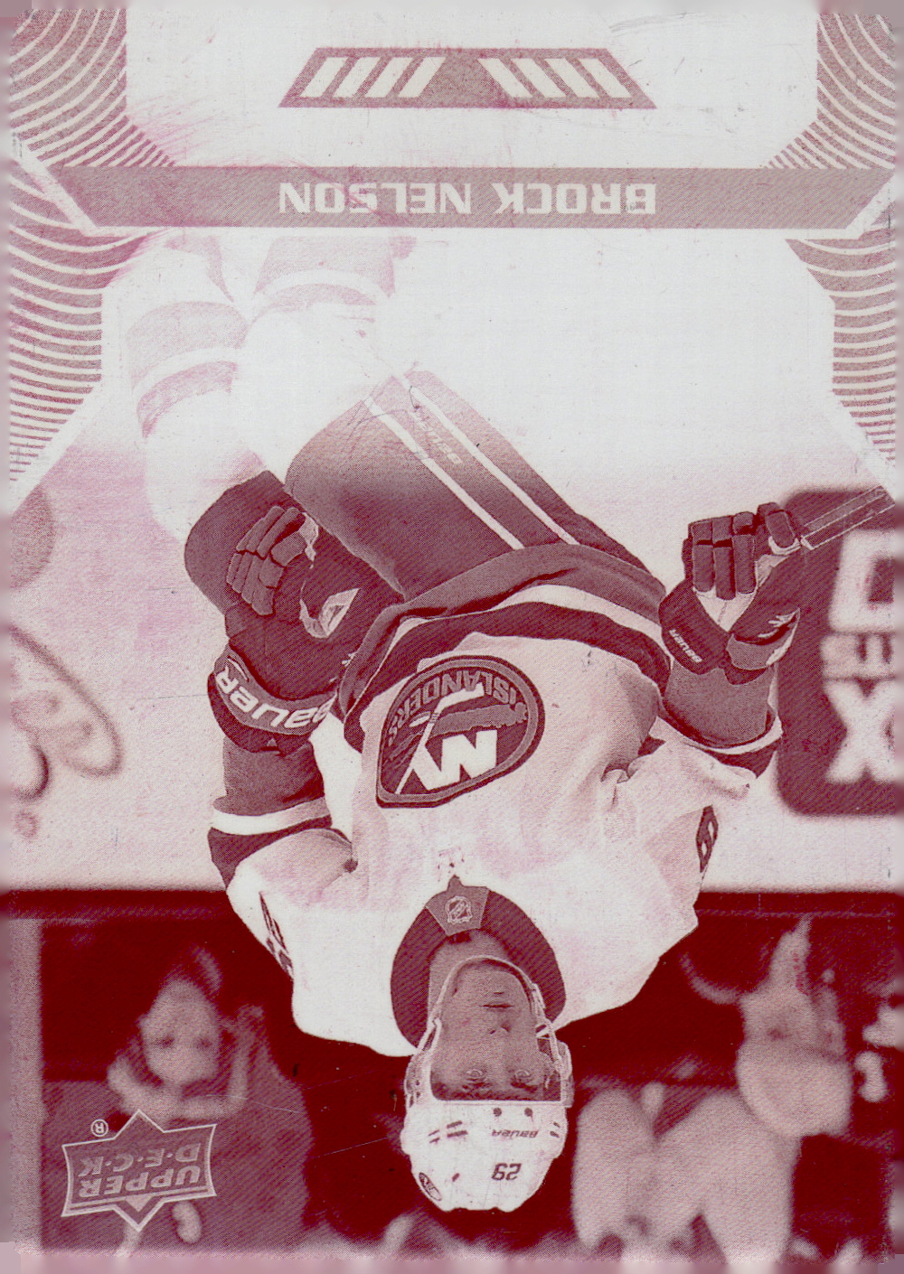 2020-21 Upper Deck MVP Printing Plates Magenta #23 Brock Nelson