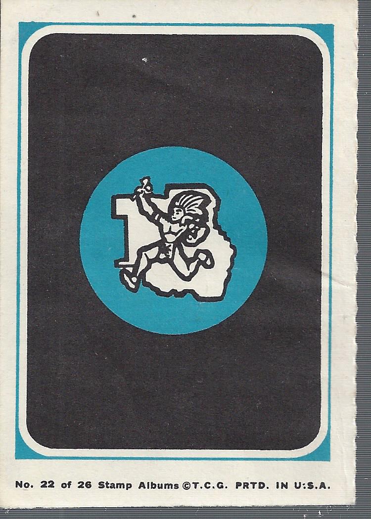 1969 Topps Mini-Albums Inserts #22 Kansas City Chiefs back image