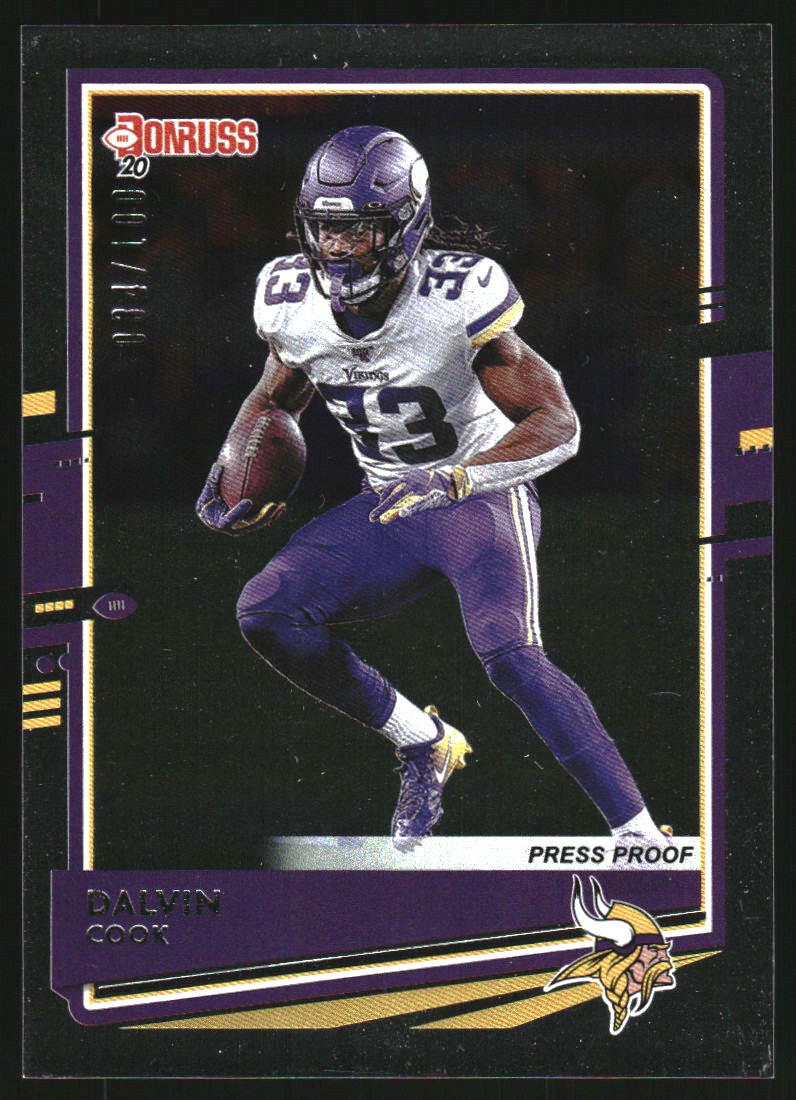 2020 Donruss Press Proof Silver #159 Dalvin Cook