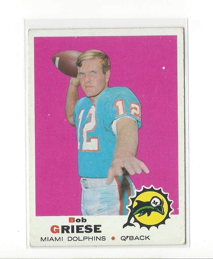 1969 Topps #161 Bob Griese