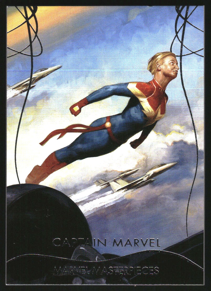 2020 Upper Deck Marvel Masterpieces #76 Captain Marvel/999