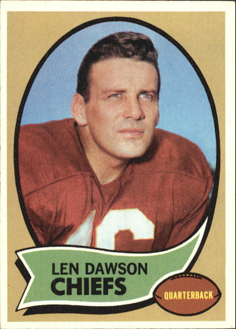 1970 Topps #1 Len Dawson UER