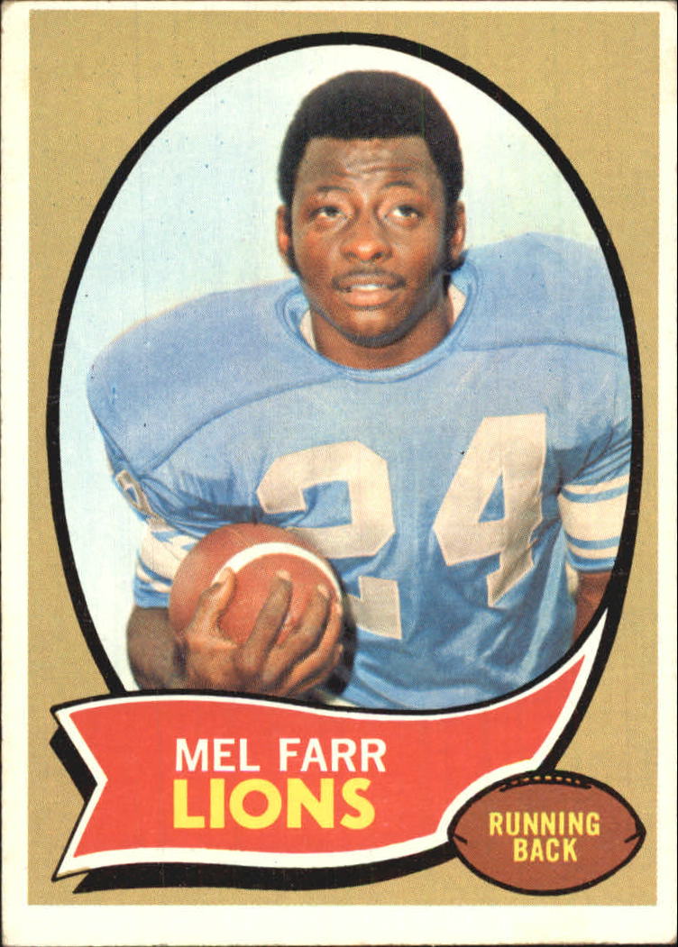 1970 Topps #52 Mel Farr RC
