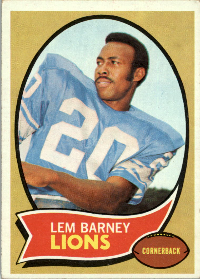 1970 Topps #75 Lem Barney RC