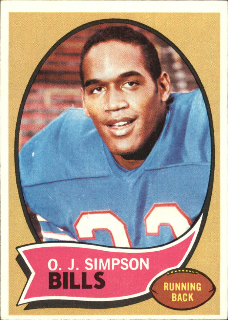 1970 Topps #90 O.J. Simpson RC