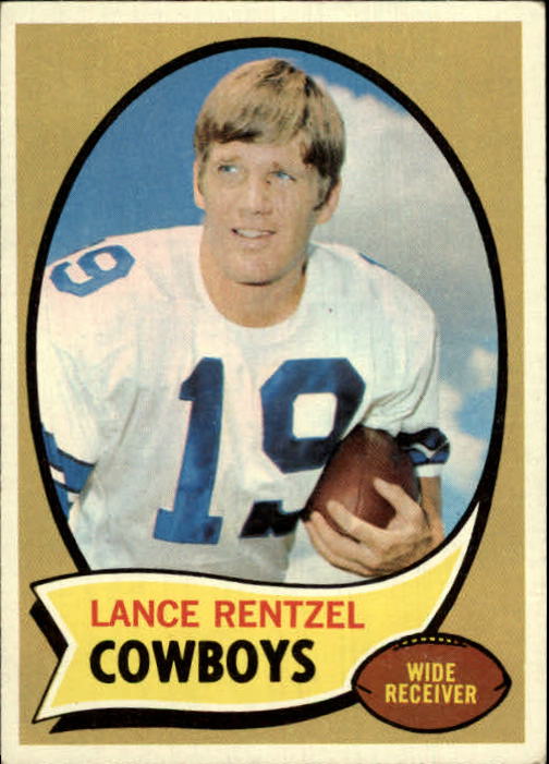 1970 Topps #113A Lance Rentzel Red