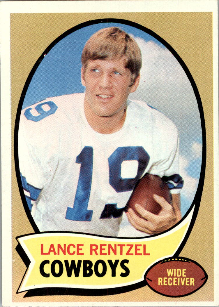 1970 Topps #113A Lance Rentzel Red