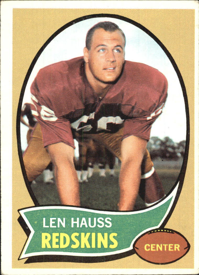 1970 Topps #124 Len Hauss - VG-EX