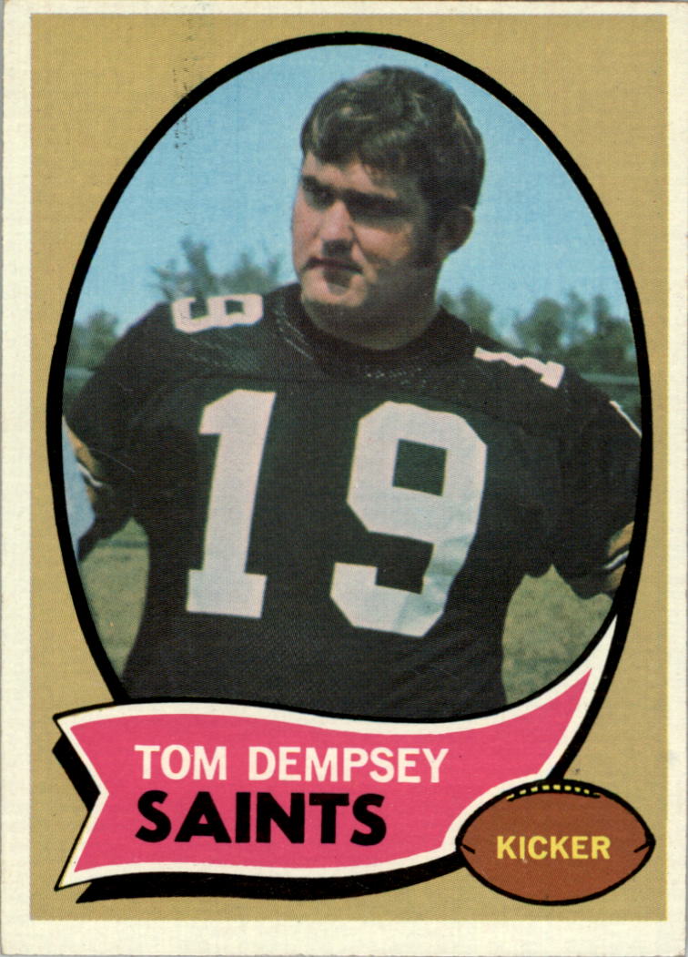 1970 Topps #140 Tom Dempsey RC