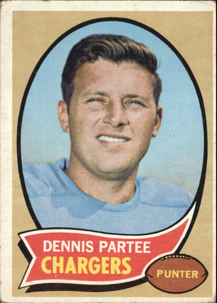 1970 Topps #185 Dennis Partee RC