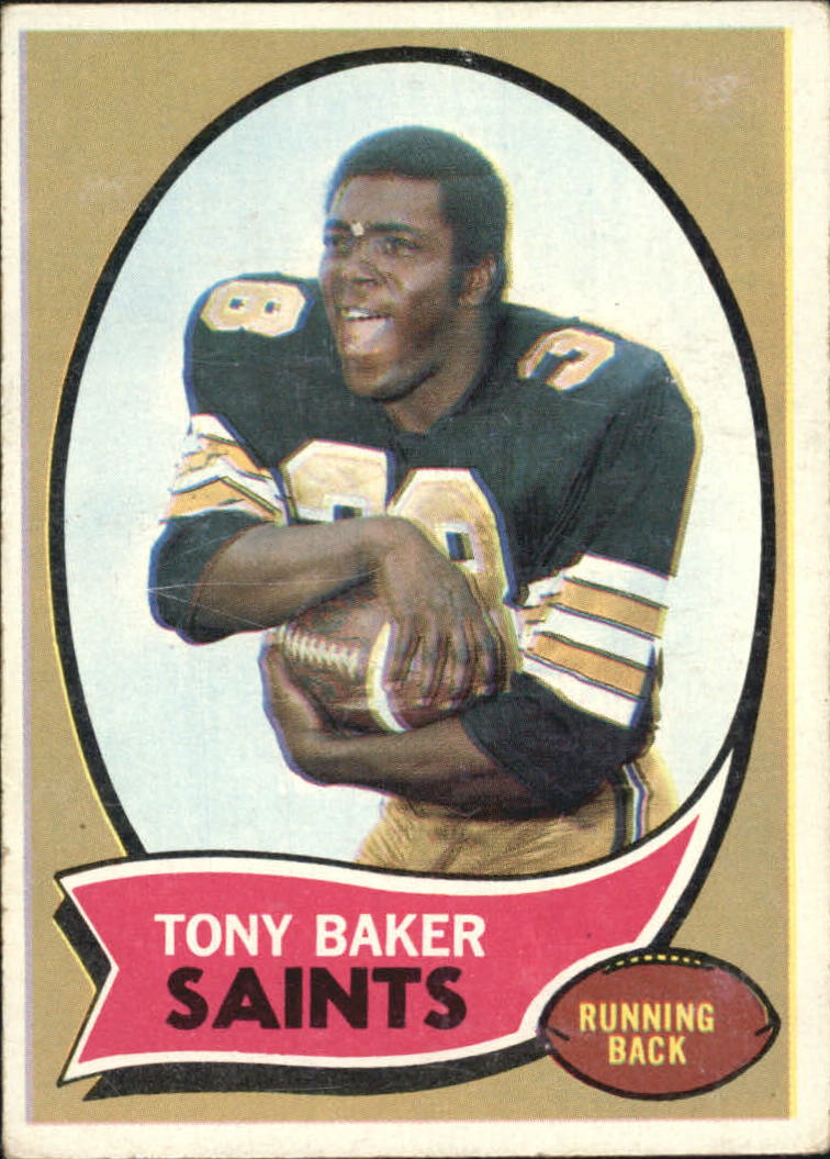 1970 Topps #243 Tony Baker FB RC