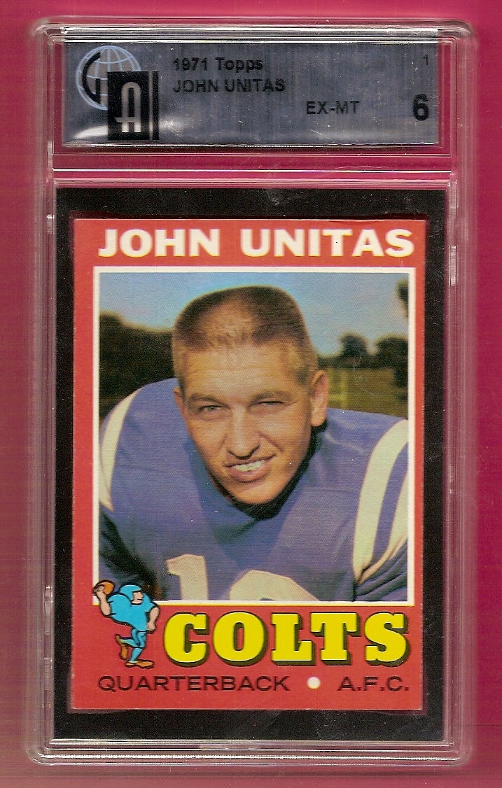 1971 Topps #1 Johnny Unitas