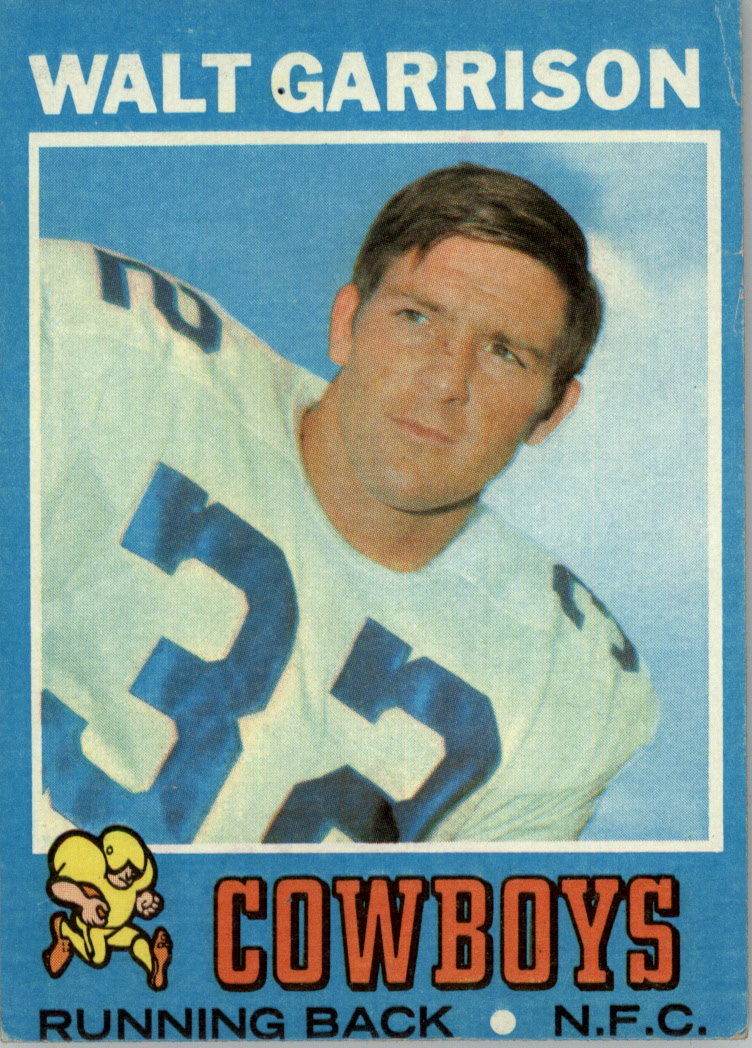 Walt Garrison Autographed Signed 1971 Topps Rookie Card Beckett