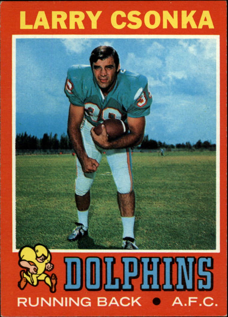 Larry Csonka 1969 TOPPS Card #120 DOLPHINS