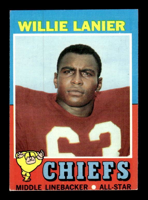 1971 Topps #114 Willie Lanier RC