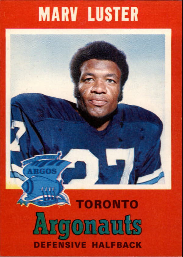 1971 O-Pee-Chee CFL #7 Marv Luster