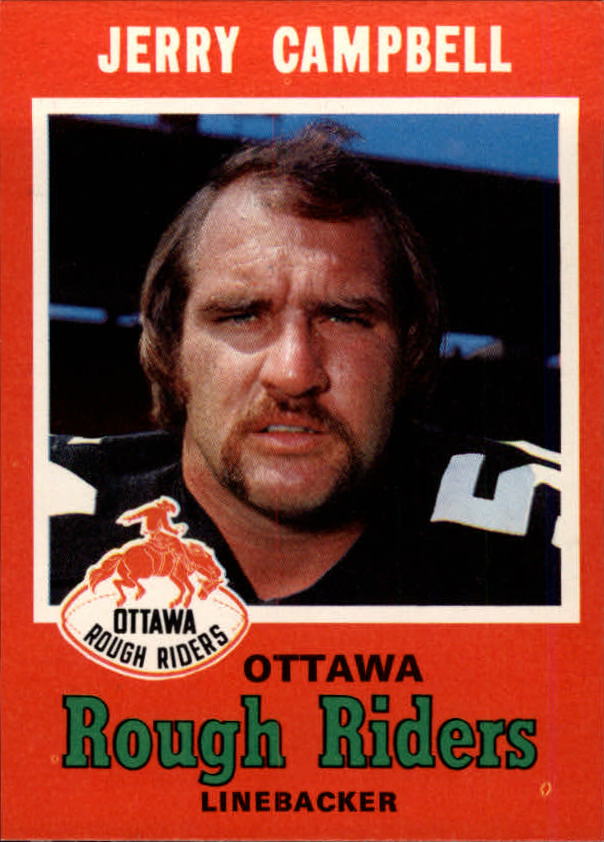 1971 O-Pee-Chee CFL #77 Jerry Campbell