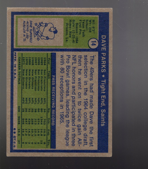B1168- 1972 Topps FB #s 1-100 APPROXIMATE GRADE -You Pick- 15+ FREE US SHIP - Picture 9 of 39