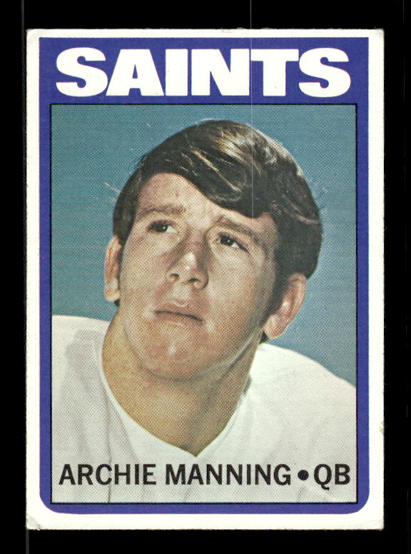 1972 Topps 55 Archie Manning RC VGEX Jim & Steve's Sportscard