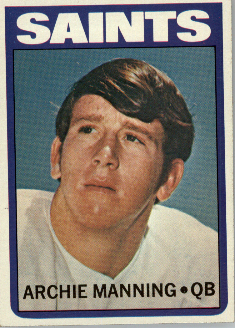 1972 Topps #55 Archie Manning RC