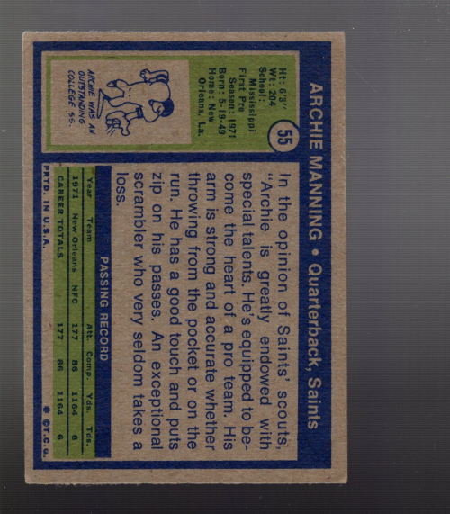 B1168- 1972 Topps FB #s 1-100 APPROXIMATE GRADE -You Pick- 15+ FREE US SHIP - Picture 15 of 39